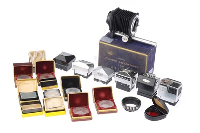 Lot 318 - A Good Selection of Ihagee Viewfinders & Focussing Screens