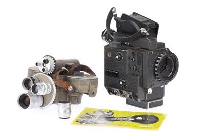 Lot 820 - A Bolex H16 EL Body and Bell & Howell 70-DR Camera