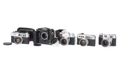 Lot 630 - A Selection of 35mm Film Cameras