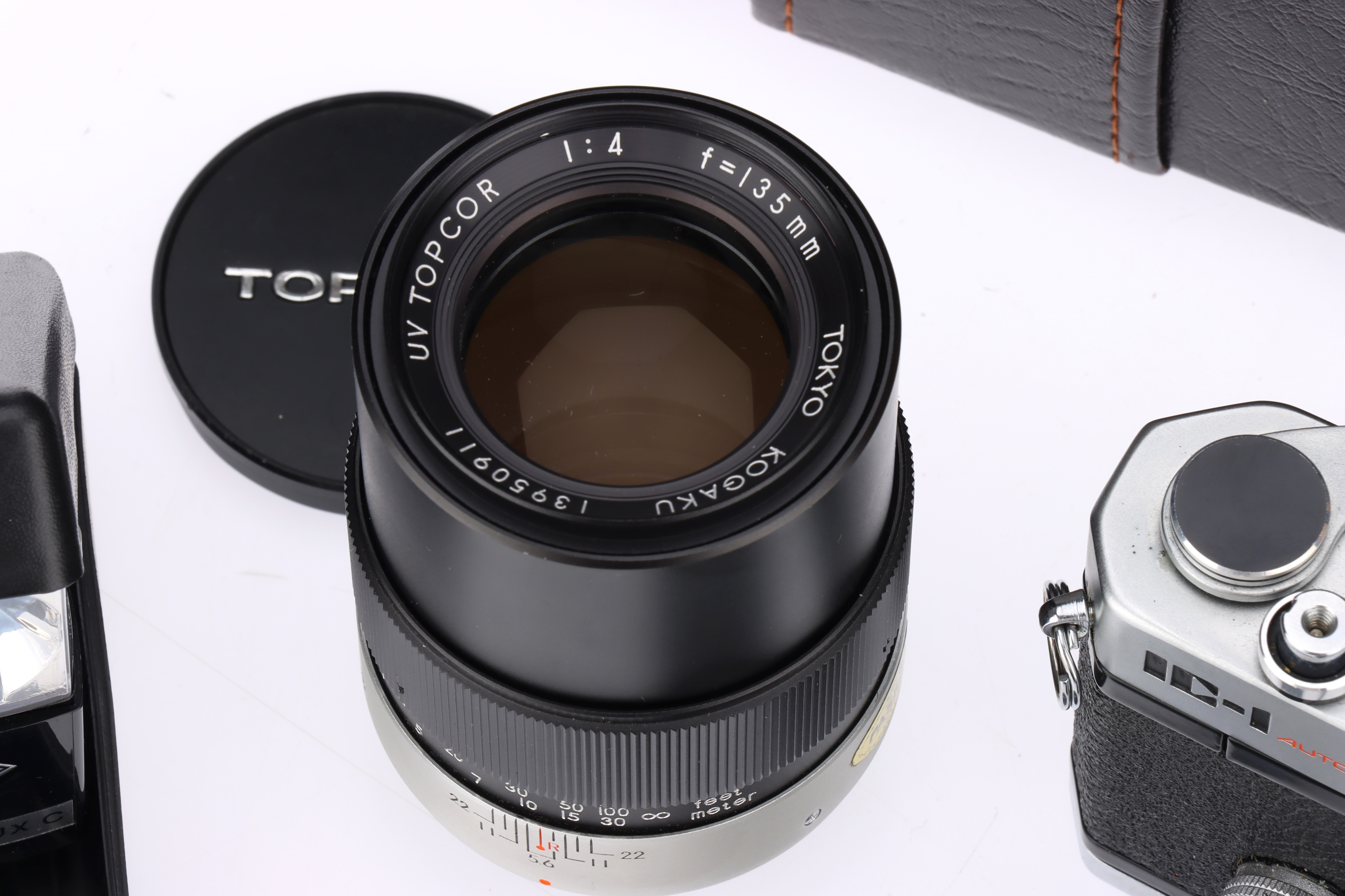 Lot 656 - A Topcon IC-1 35mm SLR Camera Outfit,