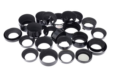 Lot 599 - A Good Selection of Nikon Metal Lens Hoods