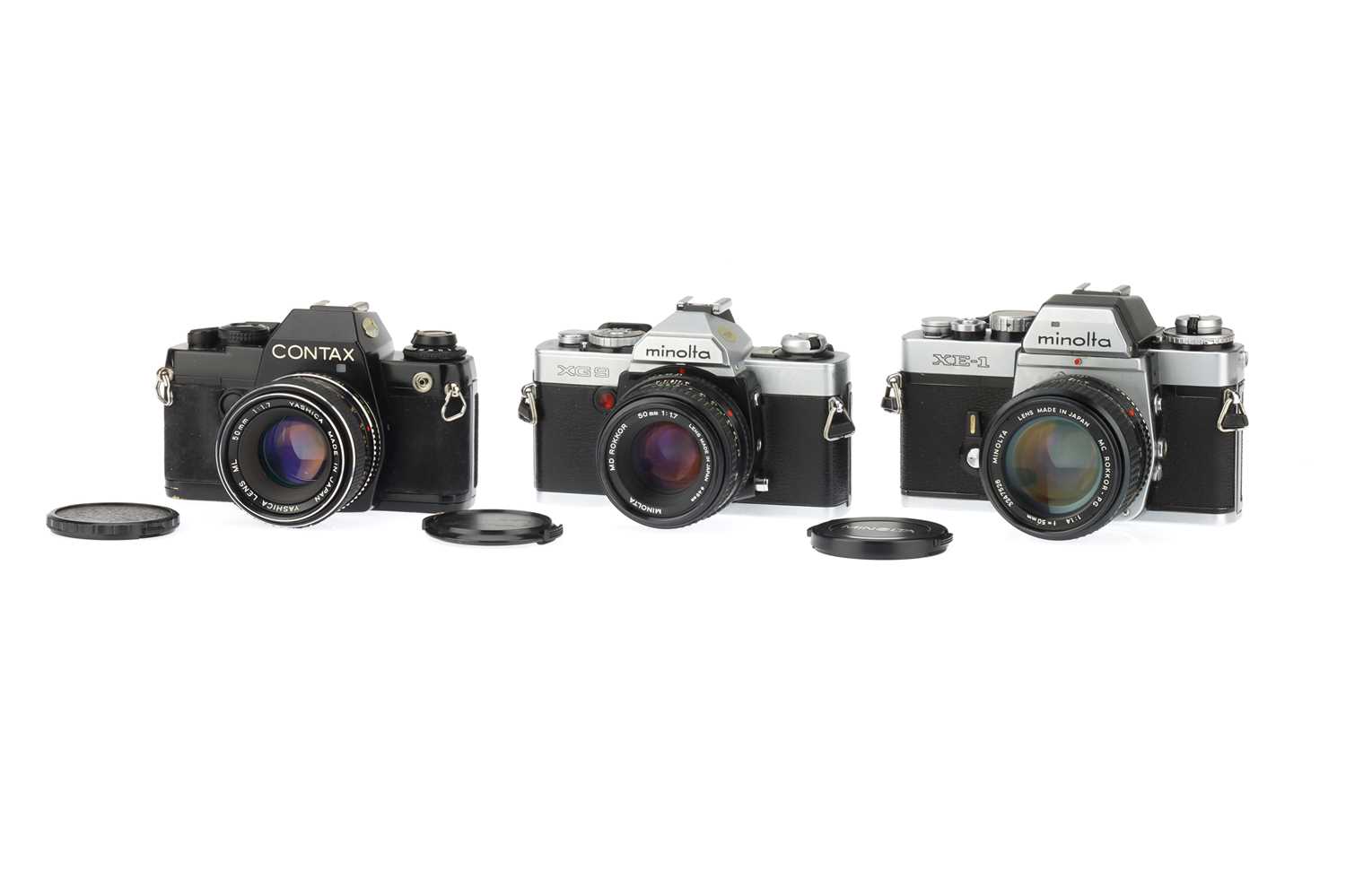 Lot 92 - A Selection of Three SLR 35mm Cameras