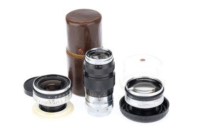 Lot 460 - A Selection of Rangefinder Camera Lenses