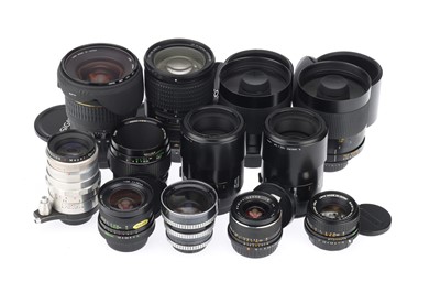 Lot 462 - A Mixed Tray of SLR Camera Lenses