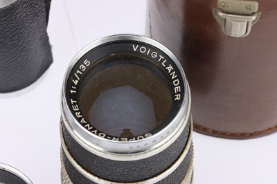 Lot 98 - A Voigtlander Vitessa T Camera and a Corfield Periflex 3 Camera
