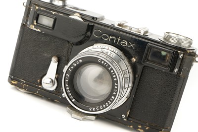 Lot 284 - A Zeiss Ikon Contax II Rangefinder Camera