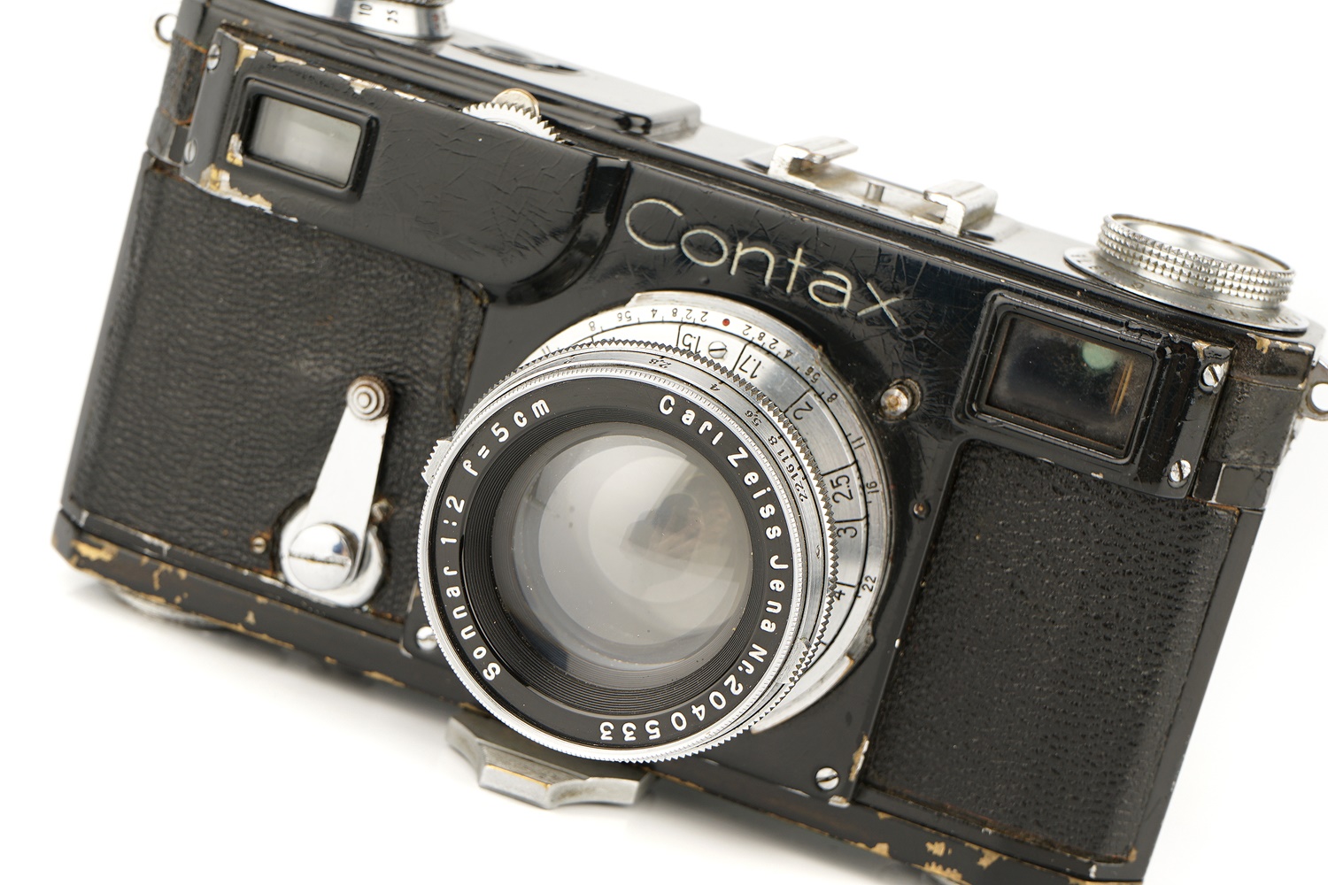 Lot 284 - A Zeiss Ikon Contax II Rangefinder Camera,