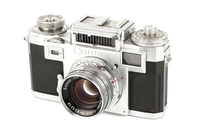 Lot 286 - A Zeiss Ikon Contax IIIa Rangefinder Camera