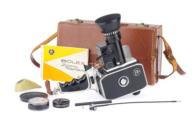 Lot 368 - A Paillard Bolex Zoom Reflex P3 8mm Motion Picture Cine Camera