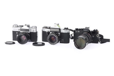 Lot 136 - Three 35mm SLR Cameras