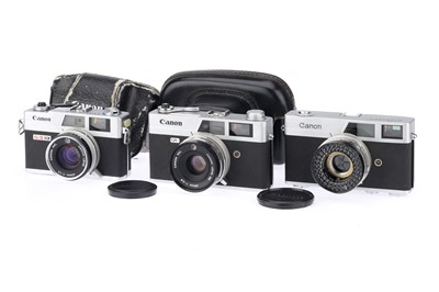 Lot 137 - A Selection of Canon 35mm Cameras