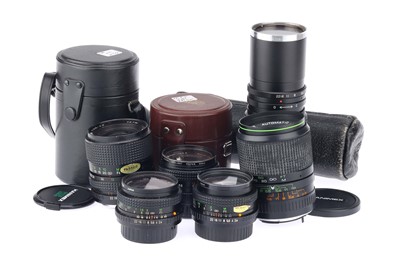 Lot 478 - A Selection of Camera Lenses & Accessories