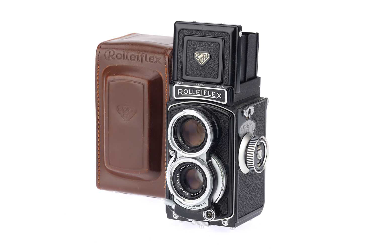 Lot 304 - A Rollei Baby 4x4 Rolleiflex Model K5 Black TLR Camera