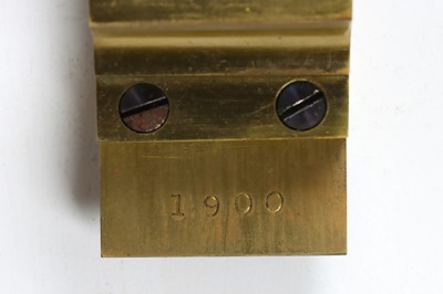 Lot 130 - An Unusual Folding 6 foot Measure