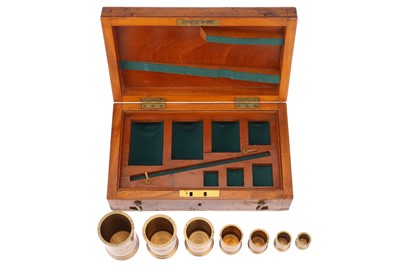 Lot 115 - A Cased Set of Standard Fluid Measures