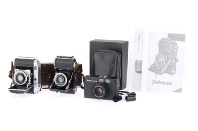 Lot 126 - Three Rollei Balda and Welta 35mm Film Cameras