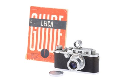 Lot 8 - A Leitz Wetzlar Leica IIIa Rangefinder 35mm Camera