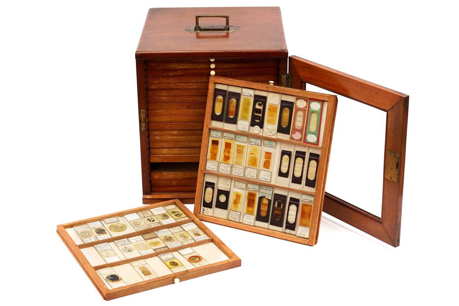 Lot 3 - A Large Cabinet of Microscope Slides
