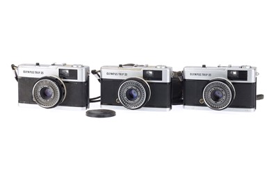 Lot 213 - Three Olympus Trip 35 35mm Cameras