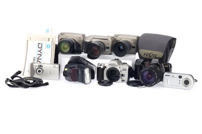 Lot 131 - A Mixed Selection of Minolta and Other Cameras