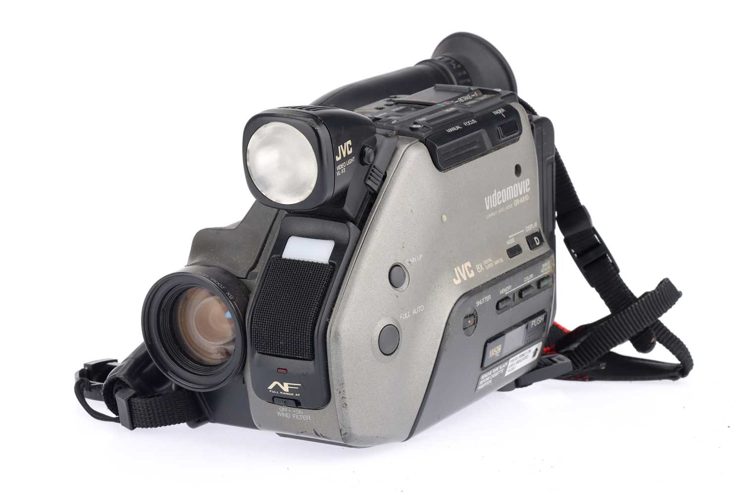 Lot 498 a jvc video recorder camera gr ax10 outfit 