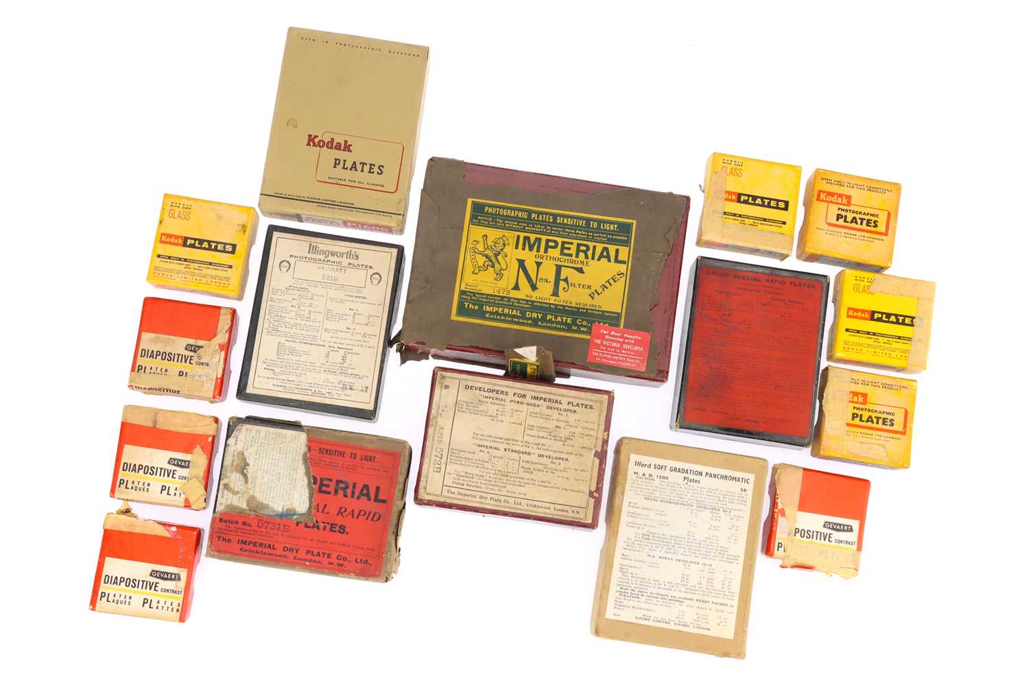 Lot 604 A Selection of Photographic Plates,