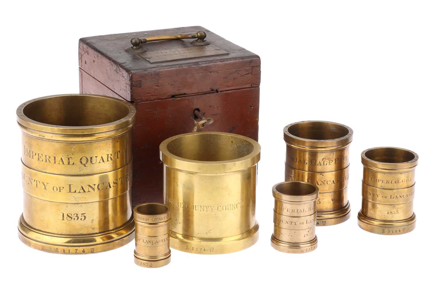 Lot 123 - William IV Set of Capacity Measures