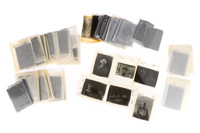 Lot 712 - A Good Selection of Portraits on Plate Negative