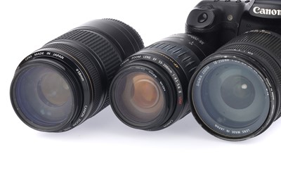 Lot 406 - A Canon EOS 40D DSLR Camera with Lenses