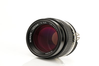 Lot 312 - A Nikon Ais Nikkor f/2.5 105mm Lens