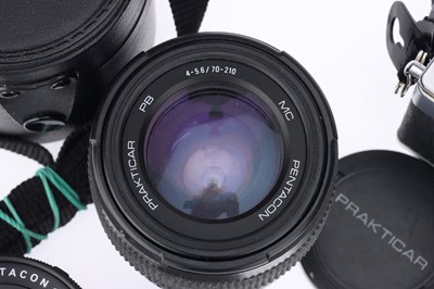 Lot 162 - A Selection of Praktica Cameras & Lenses