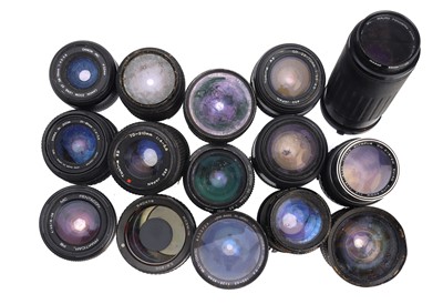 Lot 446 - A Mixed Selection of Camera Zoom Lenses