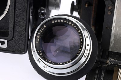 Lot 286 - A Carl Zeiss Jena Stereo Palmos Camera and a Rittreck SLR Body