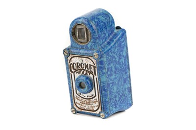 Lot 318 - A Coronet Midget Blue Sub-Miniature Camera