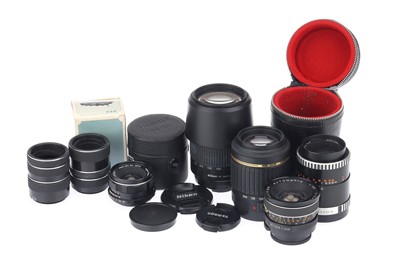 Lot 412 - A Selection of Camera Lenses