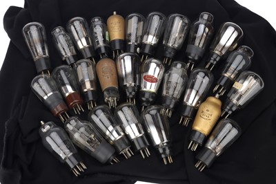 Lot 887 - Collection of 27 Early Radio Valves