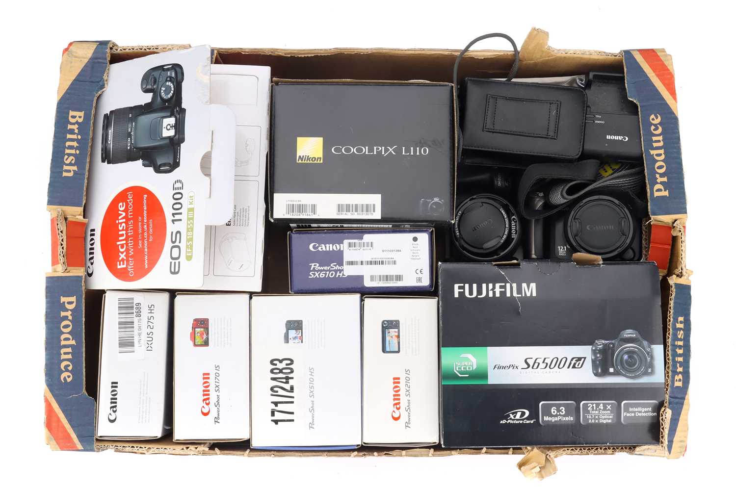 Lot 402 - A Mixed Selection of Digital Cameras,