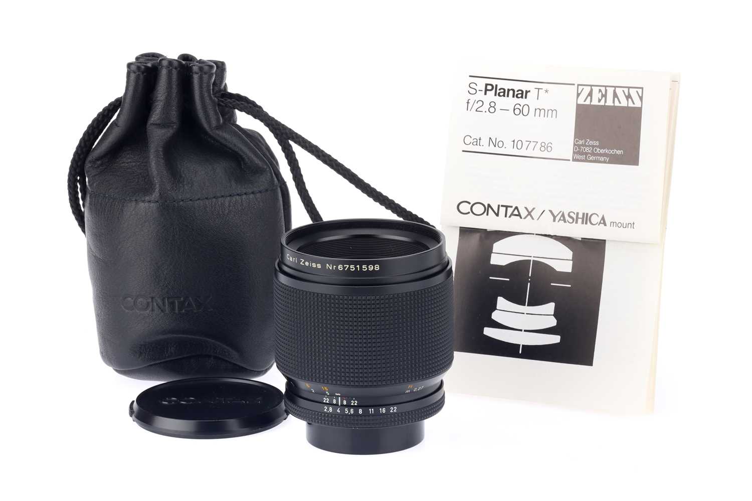 CONTAX Carl Zeiss S-Planar T＊ F2.8 60mm-