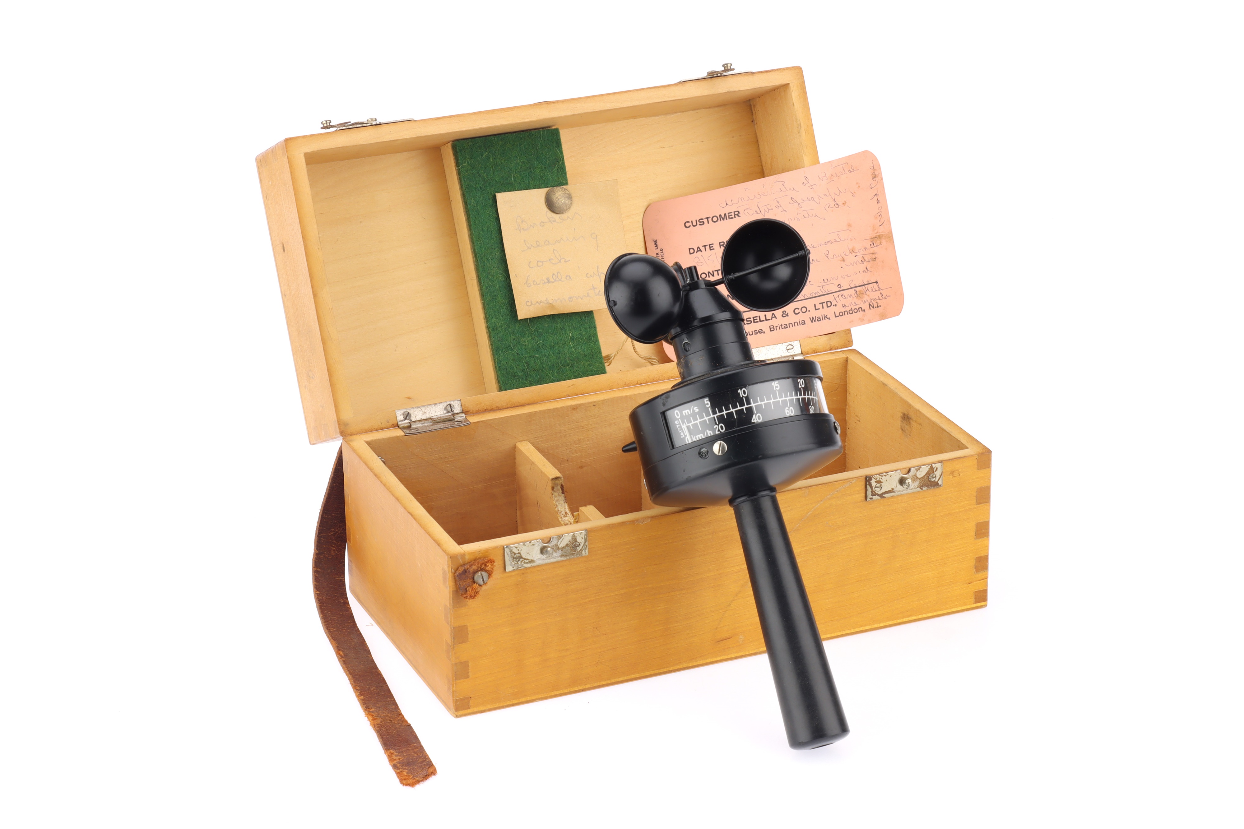 Lot 752 A Hemispherical Cup Anemometer,