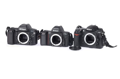 Lot 75 - Three Nikon SLR Camera Bodies