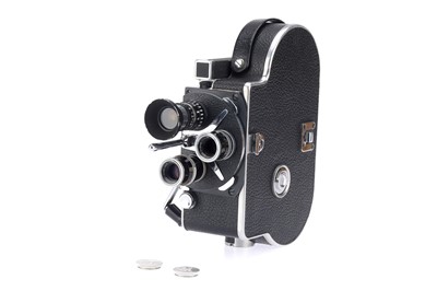 Lot 639 - A Paillard Bolex H8 Deluxe Double 8mm Motion Picture Camera