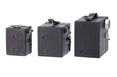 Lot 369 - Three Zeiss Ikon Box Tengor Cameras