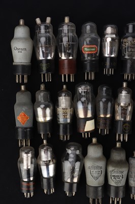 Lot 880 - Collection of 43 Early Radio Valves