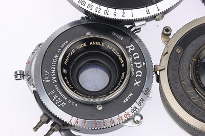 Lot 440 - A Selection of Large Format Lenses in Shutters