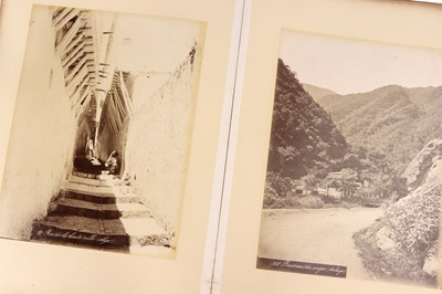 Lot 702 - A Pair of Travel Photograph Albums Around England, Europe & North Africa