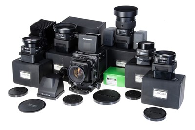 Lot 171 - A Comprehensive Fujifilm GX680 III Professional Medium Format Camera Outfit
