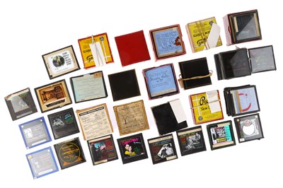 Lot 690 - A Large & Unusual Collection of Advertising Magic Lantern Slides