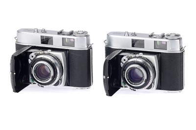 Lot 182 - Two Kodak Retina IIc 35mm Rangefinder Cameras