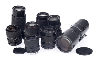 Lot 358 - A Mixed Selection of Camera Lenses