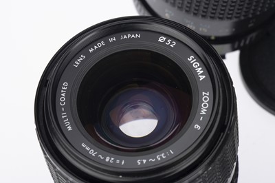 Lot 358 - A Mixed Selection of Camera Lenses